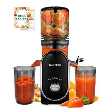Imagem de Espremedor SUSTEAS 300 W Prensagem a Frio 1,5 L com Boca Larga
