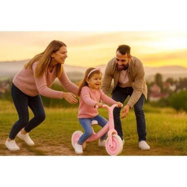 Imagem de Bicicleta Equilíbrio Infantil sem Pedal Aro 12 Ajustável Crianças Unis