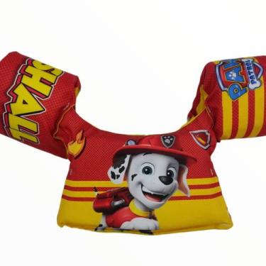 Imagem de Boia Infantil Colete Salva Vidas Personagens Nash, Vermelho marshall