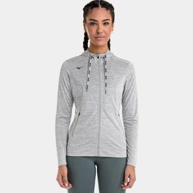 Imagem de Jaqueta Mizuno Casual Feminina, Cinza claro, P