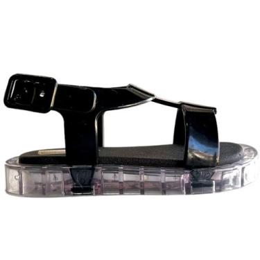 Imagem de Sandalia Infantil Baby Basica Chique com Led Luz Plataforma - Giovana,