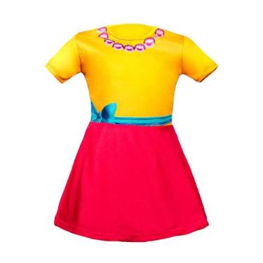 Imagem de Fantasia Vestido Bebê Fancy Nancy Clancy Disney Tam 1 - 2, Amarelo