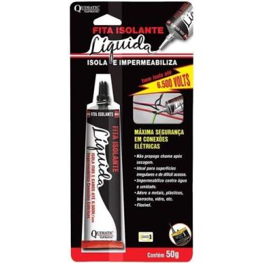 Imagem de Fita Isolante Líquida Quimatic Tapmatic Preta, 50g