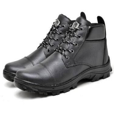 Imagem de Bota Coturno Couro Motoqueiro Motociclista Masculina Akut Cmr Shoes, P