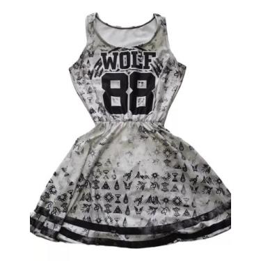 Imagem de Vestido Godê Feminino Banda K-pop Exo Lu1050 BM, Branco, M