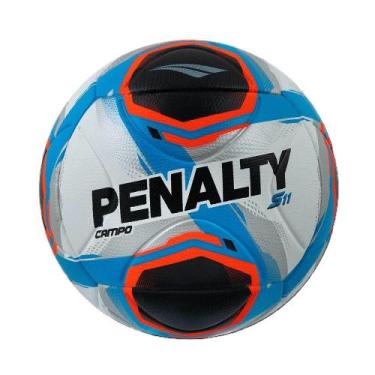 Imagem de Bola Campo Penalty S11 R2 521401, Azul, Cinza, UN