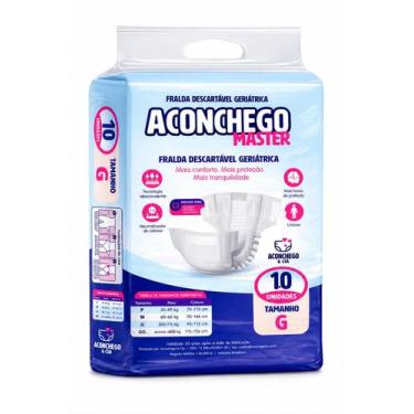 Imagem de Fralda Geriátrica Adulto Descartável Aconchego G - 10 Unid