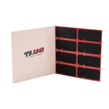 Imagem de Cartão Raspadinha Cupons do Amor com 8 Opções para Raspar Papel Vermelho Imaginarium