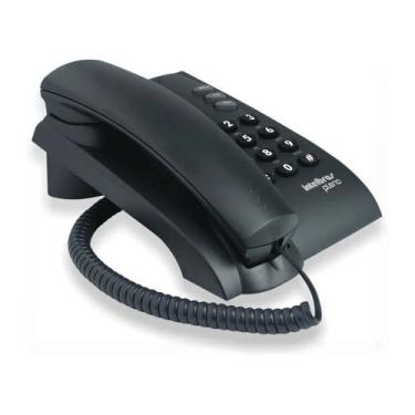 Imagem de Telefone com Fio Intelbras Pleno sem chave Preto - Modelo Eficiente