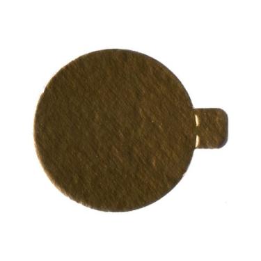 Imagem de 250 Base Laminada para Doces Redondo Nº8 Premium - AAZ, Dourado