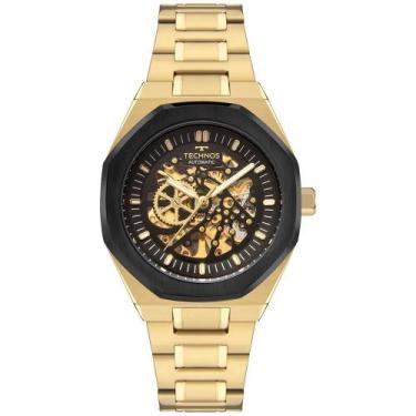 Imagem de Relógio Technos Masculino Automático Dourado - G3265BC/1P