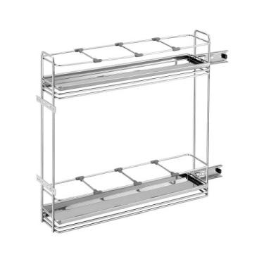 Imagem de Porta Tempero Lateral Inox com Bandeja e corrediça Inox Masutti Copat,