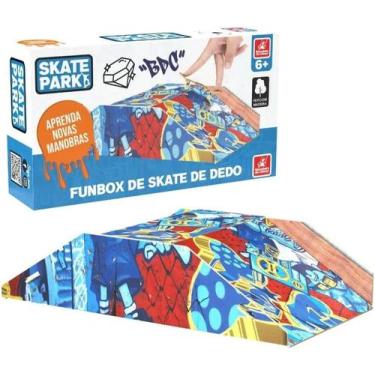 Imagem de Skate Park Skate de Dedo Rampa Funbox 3836 Brincadeira