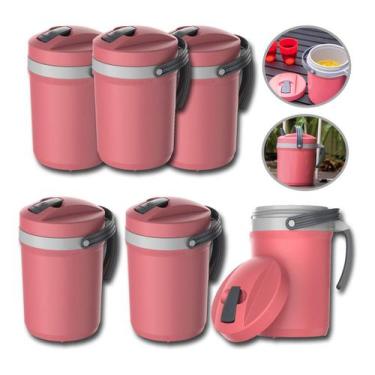 Imagem de 6 Jarra Térmica Novo Fliptop 2.5L Rosa Pampeana Termolar