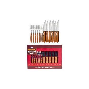 Imagem de Cj chur garfo e faca 12pcs(6) - MOR
