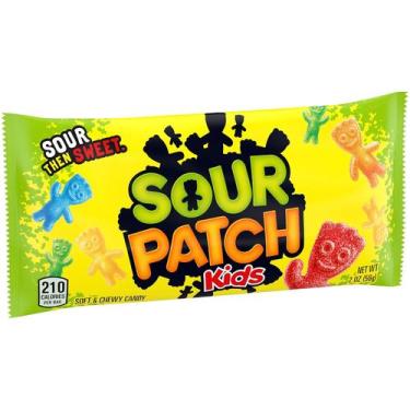 Imagem de Sour Patch Kids Balas De Goma Sabores Variados - 56g
