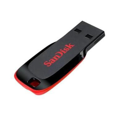 Imagem de Pen Drive 16gb Sandisk Cruzer Blade Preto