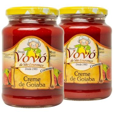 Imagem de Kit 2und Creme de Goiaba VOVÓ DE SÃO LOURENÇO 650g