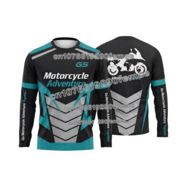 Imagem de Camisa De Ciclismo De Manga Longa Leve E Respirável Para Motociclistas