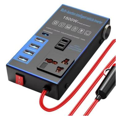 Imagem de Inversor De Energia Para Carro De 1500w 12v 24v a 110v 220v - Latinasm