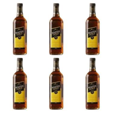 Imagem de Kit 06 Whisky Master Gold 900ml