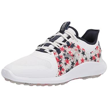 Imagem de PUMA Tênis de golfe masculino Ignite Fasten8 USA, Puma Blazer, azul marinho, vermelho de alto risco, 39