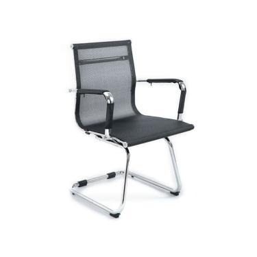 Imagem de Cadeira de Escritório Interlocutor Fixa New Star Preta