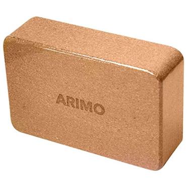 Imagem de ARIMO Bloco de Yoga em Cortiça Biodegradável Sustentável Natural Apoio Flexibilidade