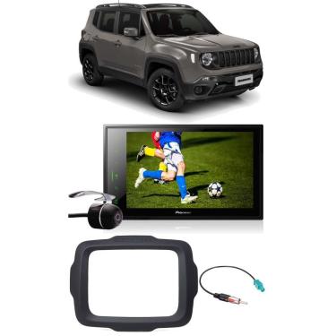 Imagem de Multimídia Jeep Renegade Pioneer DMH-ZS8280TV 8" Polegadas TV Digital Bluetooth USB Espelhamento Android IOS