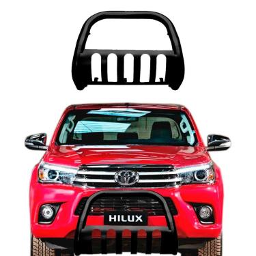 Imagem de Para-Choque de Impulsão Hilux 2016 a 2018 Com Protetor Preto