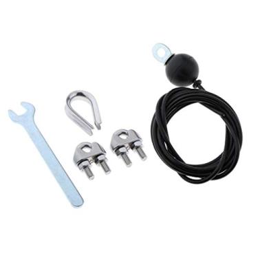 Imagem de #N/A Cabo de academia fitness Polia de fitness grossa 6 mm Cabo de aço resistente para uso doméstico Acessórios de máquinas de polia - Ajustável 2,5 m