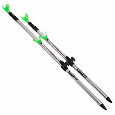 Imagem de Barraca de pesca 1. 7m / 2.1m. Bracket de liga de alumínio, caixa de pesca, cadeira de pesca, suporte de torre Suporte para vara de pescar ( Size : 2.1M )