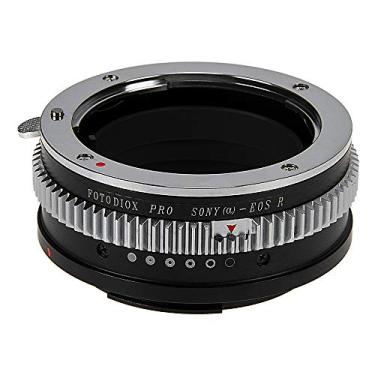 Imagem de Adaptador de montagem de lente Fotodiox Pro compatível com lentes DSLR Sony Alpha A-Mount (e Minolta AF) para corpos de câmera sem espelho de montagem Canon RF (EOS-R)