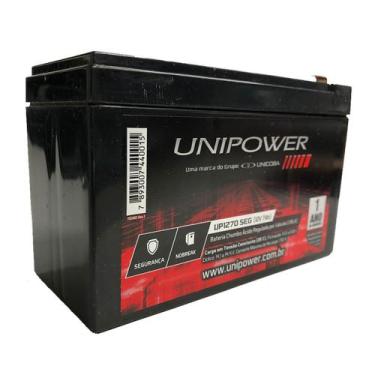 Imagem de Bateria Unipower Para Segurança/Nobreak Up1270seg 12V 7.0Ah