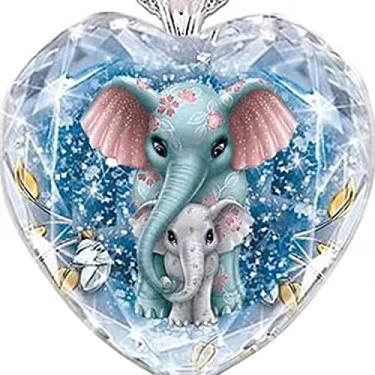 Imagem de Hunkie Colar de elefante 2022 para mulheres meninas, joias românticas femininas colar de pingentes de animais adorável para dia das mães presente de aniversário dos namorados, A