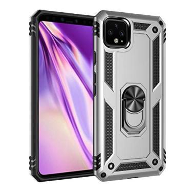Imagem de For Google Pixel 4XL Shockproof TPU + PC Protective Case with 360 Degree Rotating Holder