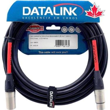Imagem de Cabo Para Microfone Garage Xlr(m) Xlr(f) 10m Datalink
