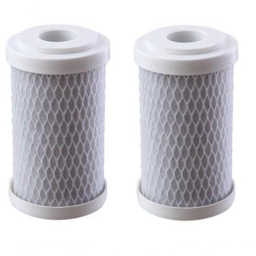 Imagem de Kit 2 Refil Filtro 5`` De Carbon Block Ativado Remove Cloro