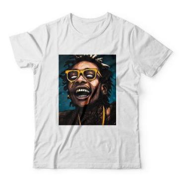Imagem de Camisa Camiseta Wiz Khalifa Smile Hip Hop Rap Trap - Vetor Camisaria