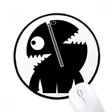 Imagem de DIYthinker Universo Alienígena monstro alienígena criatura mousepad desktop escritório tapete redondo para computador