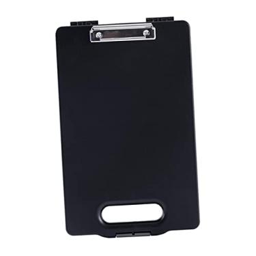 Imagem de Pasta Utilitário para Professores Arquivo Clip Casos Material de Escritório Material de Escritório Profissional Papel de Caderno Do, Preto