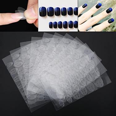Imagem de 240 pçs Adesivos de dupla face para unhas postiças Adesivos para unhas Adesivos transparentes transparentes Fita adesiva para unhas Adesivos para unhas postiças Ferramentas de manicure