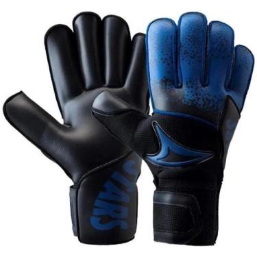 Imagem de Luva De Goleiro Three Stars Fox Preto Azul