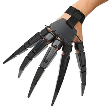Imagem de Extensões articuladas de dedos, dedos articulados para cosplay de Halloween, fantoches de dedo articulados, extensões de dedo articuladas, Halloween para casa assombrada para mesa (mão direita)