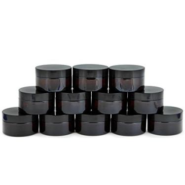 Imagem de Vivaplex, 12, âmbar, 15 ml, frascos de vidro redondos, com forros internos e tampas pretas