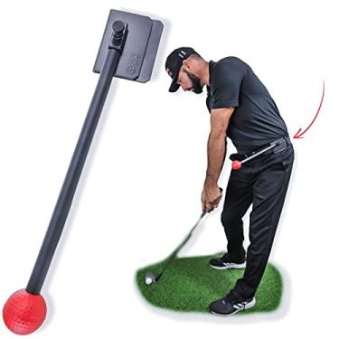 Imagem de TOTAL GOLF TRAINER HIP Aid – aumenta a velocidade, potência e distância – virada/postura/rotação adequada do quadril – melhora o movimento da trilha, dobra lateral e downswing – elimina asa de frango/deslizamento/extensão precoce