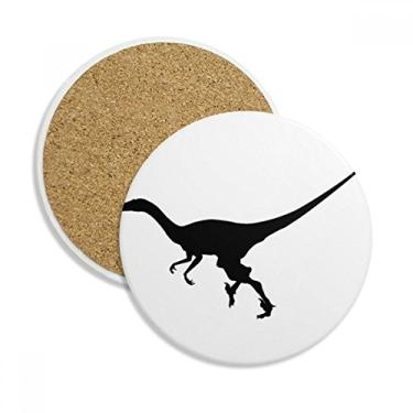 Imagem de Caneca de dinossauro em formato de osso para montanha-russa com proteção de mesa e pedra absorvente