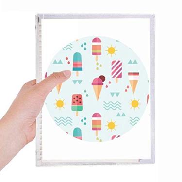 Imagem de Sun Mountain River Popsicle caderno de sorvete de folhas soltas diário recarregável