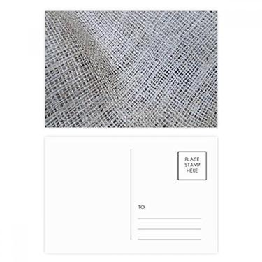 Imagem de Conjunto de cartão postal abstrato cinza linho tecido cartão de felicitações para envio de aniversário