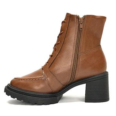 Imagem de Bota Piccadilly Coturno Salto Bloco 753006 Camel